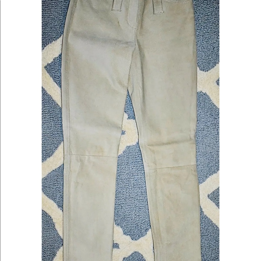 Suede pants DKNY